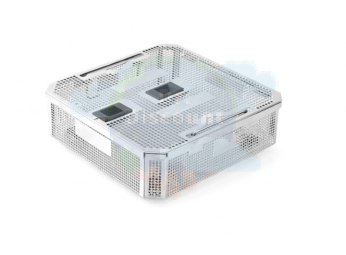 Проволочная корзина с перфорированной металлической пластиной B3 1/2 Half Size